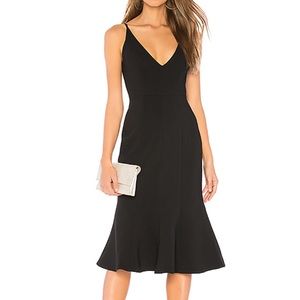 NWT REVOLVE Aijek Camile Bonded Fit and Flare Dress